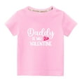 thumbnail image 2 of Qiopertar Haut à Manches Courtes Imprimé Col Rond Mignon Mode pour Enfants Garçons Filles en Solde à Moins de 5$ en Solde, 2 of 6