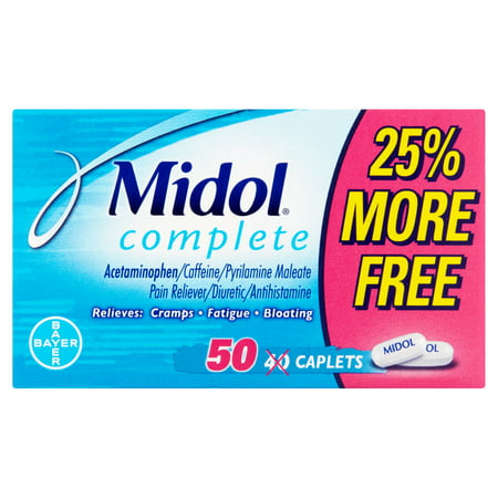 Bayer Midol Complete 50 Caplets