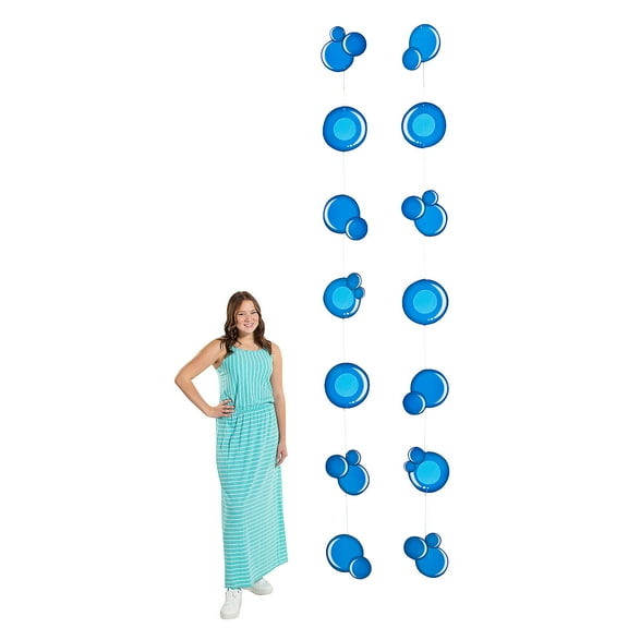 Fun Express18" x 12 ft. Under the Sea Bubble Icons Hanging Decoration Set - 2 Pc.