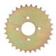 thumbnail image 2 of Piñón trasero de cadena de 30 dientes, cadena 530, rueda de cadena de aleación de acero para cuatrimoto, ATV, moto de cross, motocicleta, 150 cc y 250 cc, 2 of 14