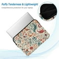 thumbnail image 2 of FORMRS 15"-15.6" Laptop Sleeve Protective Case Soft Carrying Quilted Computer Bag Cover, Watercolor Leaves, 2 of 7