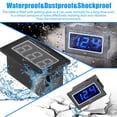 thumbnail image 3 of BTOER Compact Waterproof Volt Meter for Golf Carts Blue Ultra wide Voltage Range, 3 of 9