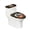 Happy Halloween, variant on HELLHERO Butterfly Daisy Bathroom Toilet Cover Set, Elastic Bottom Universal Dust-Proof, Adds Holiday Charm Adjustable Soft, Toilet Lid Covers Set