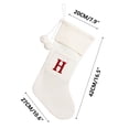 thumbnail image 3 of Nmdmisc 16.5" Inches Initial Christmas Stocking Christmas Stocking,Knitted Hosiery Wool Hosiery Embroidered Letter Children's Candy Gift Bag Christmas Stocking Gift Bag, 3 of 4