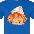 thumbnail image 4 of Inktastic Cute Hermit Crab on Beach T-Shirt, 4 of 5