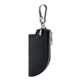 thumbnail image 3 of Car Key Case Handmade PU Leather Car Key Bag Replaces Unique Key Fob Cover Black, 3 of 8