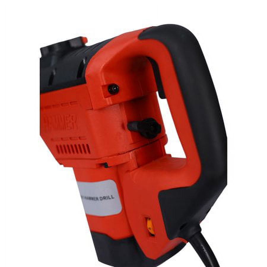 Rotary Hammer 1100W, 1-1/2" SDS Plus Rotary Hammer Drill with 3 Functions for Concrete, Professional Electric Hammer Drill Kit, Black & Red.