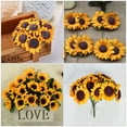 thumbnail image 4 of OUNONA Paper Sunflower DIY Craft Material Assorted Color for Envelops Greeting Cards Decor 100pcs, 4 of 5