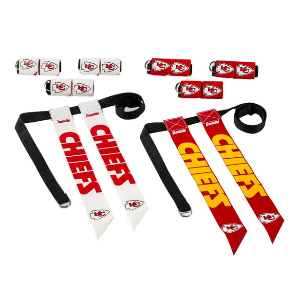 Franklin Sports NFL Kansas City Chiefs Youth Flag Football Set