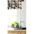 thumbnail image 3 of Ambesonne Floral Window Valance, Poppy Flowers Nature, 54" X 12", Tan Charcoal Grey Red, 3 of 3
