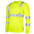 thumbnail image 2 of JORESTECH 5-Pack Hi-Vis Long Sleeve Safety Shirt, ANSI Class 3 (Yellow, L), 2 of 9