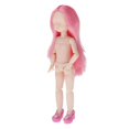 thumbnail image 2 of 22 articulaciones 1/6 Girl Doll Body Figure, 28cm Doll Nude Girl with Head completo para Ball Jointed Doll DIY Costum Use, Fashion Doll Colle Rose Pink Hair Straight Separación central yotijar BJD Doll Nude Body, 2 of 10