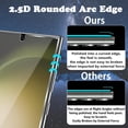 thumbnail image 2 of [2+2 Pack] Galaxy S24 Ultra Screen Protector, 9H Tempered Glass Scratch Resistant, Ultrasonic Fingerprint Support, For Samsung Galaxy S24 Ultra 5G 6.8 Inch Glass Screen Protector, 2 of 6