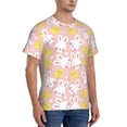 thumbnail image 2 of Bixox Men's Rabbit And Chick Printed Short Sleeve Skinny Athletic T-Shirt, 2 of 6