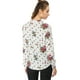 thumbnail image 5 of INSPIRE CHIC Blusa Floral De Manga Larga Con Lunares Y Escote Con Volantes Para Mujer Blanco L, 5 of 6