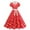 Red, variant on Hvyesh Women 1950s Rockabilly Swing Dress Vintage Tea Dress Polka Dot Short Sleeve Cocktail Party Dress Work Church Casual Dress