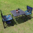 Petimi Outdoor Folding Table, Portable Camping Table with Carry Bag for