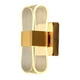 thumbnail image 1 of Aplique de Pared Moderno, Apliques de Pared Regulables, Luz Acrílica Dorada, Lámparas Montadas en La Pared Del Pasillo para Dormitorio, Pasillo, Sala , Líneas de oro Líneas de onda de oro, 1 of 8