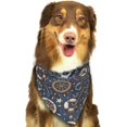 thumbnail image 6 of Naloa Lavender Flowers Dog Bandanas 1PC Washable Triangle Dog Scarfs Premium Durable Fabric, for Small Medium Large Dogs and Cats, 6 of 6