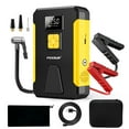 thumbnail image 1 of FOXSUR Tire Inflator Portable Air Compressor, Cordless Electric Air Pump, 26800mAh Jump Starter and Air Compressor with LED Light for Car, Motorcycle, Bike, Ball, 1 of 6