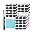 thumbnail image 2 of Mr. Pen- Chalkboard Labels, 150pcs, Assorted Shapes, White Chalk Marker & Small Towel, Sticker Labels for Storage, Bottle & Food Jars, 2 of 4