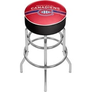 NHL 30 in. Padded Backless Swivel Bar Stool