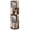 Brown 4-tier, variant on Bloddream 4 Tier Rotating Bookshelf,360° Display Wood Spinning Bookshelf, Vertical Bookcase Storage Round Carousel for Space-Saving,Corner Book Shelf for Home,Office, Bedroom, White