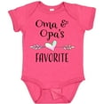 thumbnail image 3 of Inktastic Oma and Opa's Favorite Heart Grandchild Boys or Girls Baby Bodysuit, 3 of 5