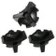 thumbnail image 5 of Juego de 3 tornillos universales para casco de motocross, repuesto de visera, color negro, para reparación de casco de motocicleta, 5 of 8