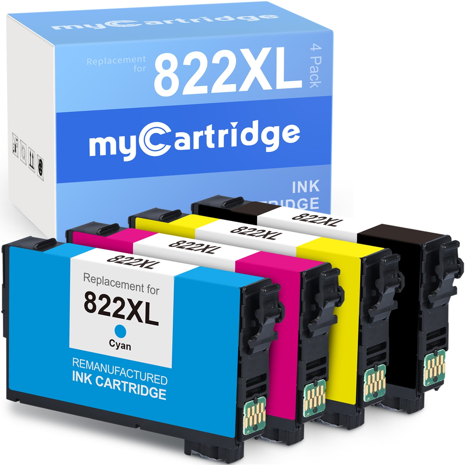 822 Ink Cartridge for Epson 822XL 822 XL T822XL for Workforce Pro WF
