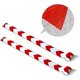 thumbnail image 2 of 2 piezas de cinta reflectante (colores rojo y azul), 3 m * 50 mm, cinta de advertencia de seguridad reflectante con forma de flecha impermeable de prisma de alta resistencia, rollo de vinilo, 2 of 5