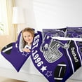 thumbnail image 4 of Manfei American Rugby Games Silhouette Bedding Comforter Set,Baltimore Twin Comforter Sets,Purple Rugby Helmet Bedding Set For Boys,Lightweight Room Decoration Reversible,2 Pieces, 4 of 8