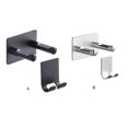 thumbnail image 4 of Moyic Soporte para secador de pelo, soporte de pared de aleación de aluminio para baño, estante para secador de pelo, ahorro de espacio, organizador Almacenamiento y organización del hogar Negro Moyic HA066259-02, 4 of 6