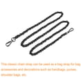 thumbnail image 3 of Unique Bargains Purse Chain Strap, 55' Purse Strap Shoulder Bag Replacement Strap, Black&Dark Grey, 3 of 6