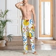 thumbnail image 2 of Fotbe Ducks and Anchors Pantalones de Pijama para Hombre, Pantalones de Dormir, Pantalones de Casa con Cintura Ajustable y Bolsillos-XX-Large, 2 of 6