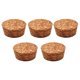 thumbnail image 2 of melotizhi 5Pcs Cork Plugs Bottle Replacement Cork Craft Jar Cork Top Lid Glass Beer Bottle Cork Stopper DIY Project Corks, Brown, 2 of 8