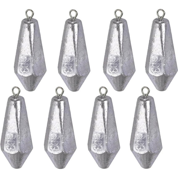 QualyQualy Drop Shot Fishing Weights Kit - Saltwater Sinker Casting Lead 60G