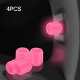 thumbnail image 3 of MYG 4pcs Universal Fluorescent Car Tire Valve Cap Luminous Bike Tire Valve Stem Cap, 3 of 9