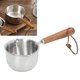 thumbnail image 4 of Mini calentador de mantequilla, mango de madera multiusos de grado alimenticio, calentador de mantequilla de 3 capas para cocina ANGGREK Otros, 4 of 8