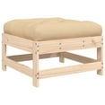 thumbnail image 5 of vidaXL 3 Piece Garden Lounge Set with Cushions Solid Wood, 5 of 5