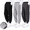 Black, Light Gray, Charcoal, variant on Girls Fleece Lined Sweatpants Toddler 3 Pack Jogger Pants with Pockets Kids Athletic Clothes 2T-14