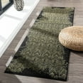 thumbnail image 3 of MDA Home Ksamil 3'8" x 5'7" Geometric Area Rug in Black/Gold, 3 of 5