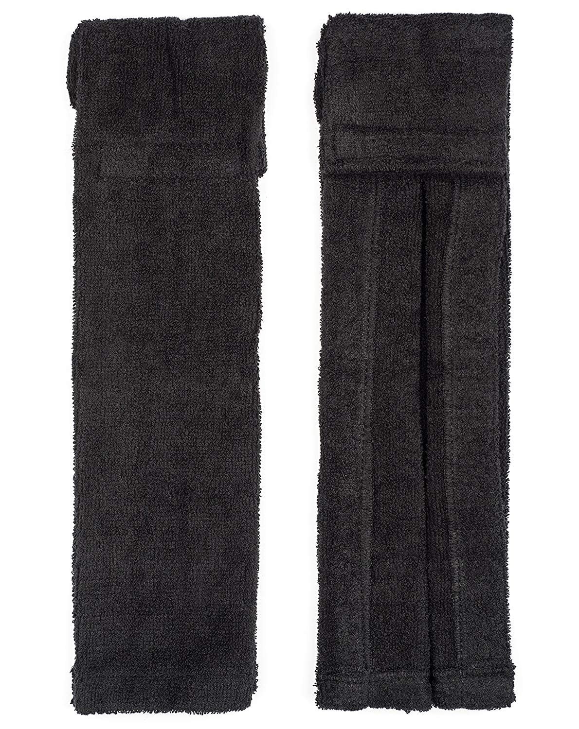 Suddora Solid Color Football Towel with Velcro Closure, Black Walmart