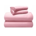 thumbnail image 1 of Juego de Sábanas Polar King Size Rosa Pastel Térmicas, Suaves y Ligeras Kyuden Home, 1 of 6