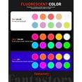 thumbnail image 3 of Fantastory 60ml/2oz Glow in The Dark Paint, 10 Tubes Fluorescent Colors Glow Acrylic Paints, 3 of 9