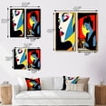 thumbnail image 4 of Designart "Pop Art Retro Portrait of a Woman VI" Woman Pop Art Framed Wall Art Set Of 2 - Glam White Frame Gallery Set For Office Decor, 4 of 6