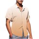 thumbnail image 1 of Mens Casual de Manga Corta Botón Abajo Camisas de Impresión Turndown Cuello Botón Camisa Poliéster, Moda de Verano Superior para Hombres Al Aire Libre, 1 of 6