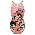 thumbnail image 4 of The Powerpuff Girls Women's One-piece Swimsuit Bathing Suits High Neck Tummy Control Swimwear Swim Suit M, 4 of 7