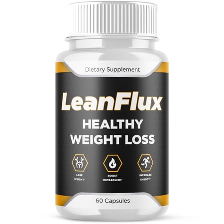 (1 Pack) LeanFlux - Keto Weight Loss Formula - Energy & Focus Boosting Dietary Supplements for Weight Management & Metabolism - Advanced Fat Burn Raspberry Ketones Pills - 60 Capsules