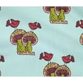 thumbnail image 4 of oneOone Cotton Flex Fabric Bird & Mushroom Block Printed Craft Fabric BTY 40 Inch Wide, 4 of 4